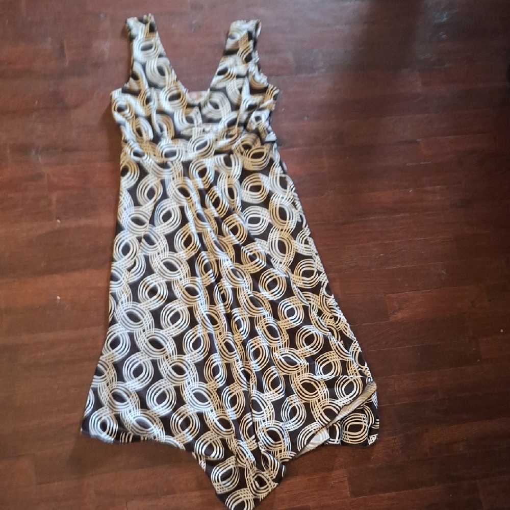 Black and White Patterned Dress